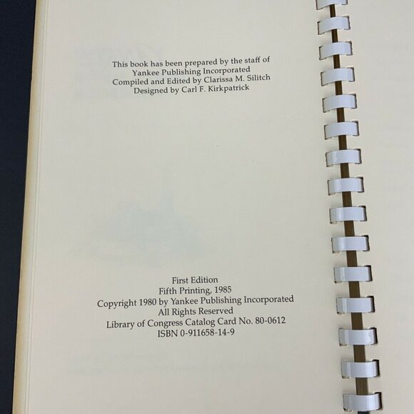 Yankee Church Supper Cookbook 1985 Spiral-Bound Recipes for Family & Crowd Meals - Picture 4 of 10